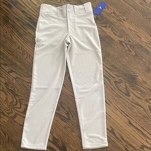 NWT Mizuno Baseball Pants in Grey Youth M